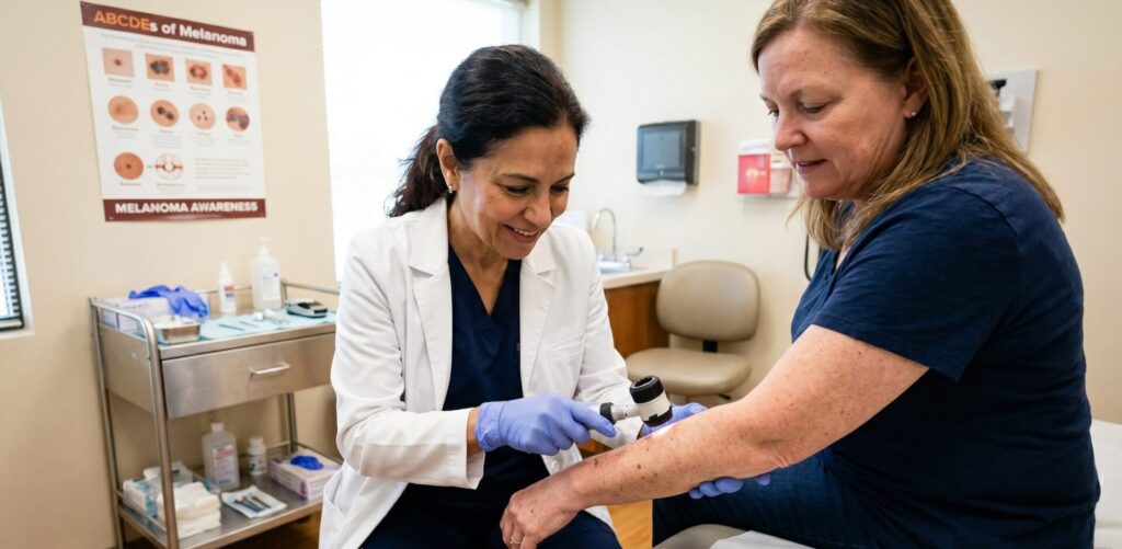Discovering a new spot on your arm or noticing an old beauty mark changing shape can instantly cause a wave of anxiety. It is completely natural to feel concerned when looking at skin changes, especially if you spend a lot of time outdoors or have a family history of skin cancer. Many Canadians treat their skin health as a casual task—something handled with a fast glance in the bathroom mirror or a quick layer of sunscreen before heading to the beach. True skin health is a sophisticated system of professional monitoring, proactive tracking, and precise clinical care. Your skin is a highly complex organ that records every hour of UV exposure over your life. While checking your spots at home is an excellent habit, catching microscopic changes requires expert clinical eyes.
