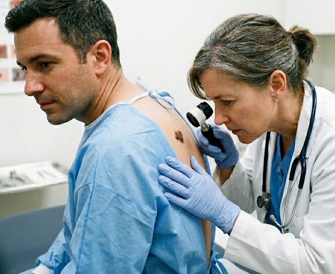 May is Skin Cancer Awareness Month, and it’s time to talk about what’s happening under the hood of your skin! We all have moles, but do you know which ones are just cruising and which ones are red-lining? Think of your skin like a vintage ride—regular maintenance and a good "inspect and protect" routine keep things running smoothly for years. A benign mole is like a reliable daily driver; it stays the exact same and does its job. But Melanoma? That’s the unexpected breakdown you want to catch while it’s still just a minor "ping" in the engine. 🛠️ Don't just give your skin a "quick buff" in the mirror. Get a full diagnostic with professional mole mapping! We track the micro-changes so you don't have to guess.